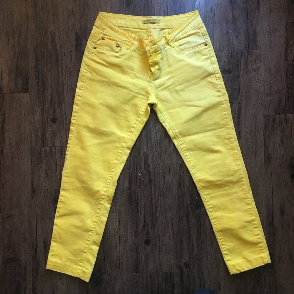 Yellow Gusta Fashion Jeans